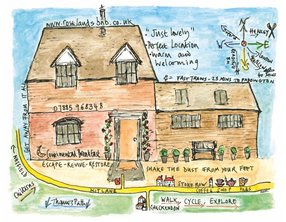 Roselands B&B Henley On Thames Duffield Extérieur photo